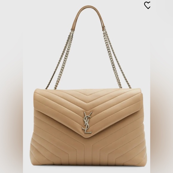 Yves Saint Laurent Handbags - Yves Saint Laurent Loulou Large YSL Shoulder Bag in Quilted Leather. NWT